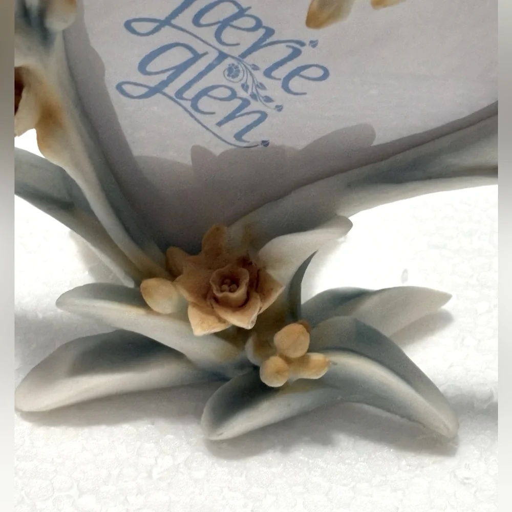 Faerie Glen “longing for you “ Heart Shaped picture frame figurine